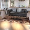 Flash Furniture 6' x 9' Brown Mother Bear & Cubs Olefin Area Rug OKR-RG1114-69-BN-GG - alternate 1